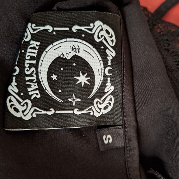 Kilkstar Black Lace of Spades Satin Set Size Small - Picture 5 of 6